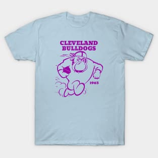 Defunct Cleveland Bulldogs UFL 1963 T-Shirt